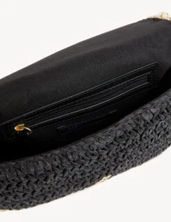 Straw Chain Strap Underarm Bag 8 Straw Chain Strap Underarm Bag -M&S SD 01 T01 2002Y Y4 X EC 2