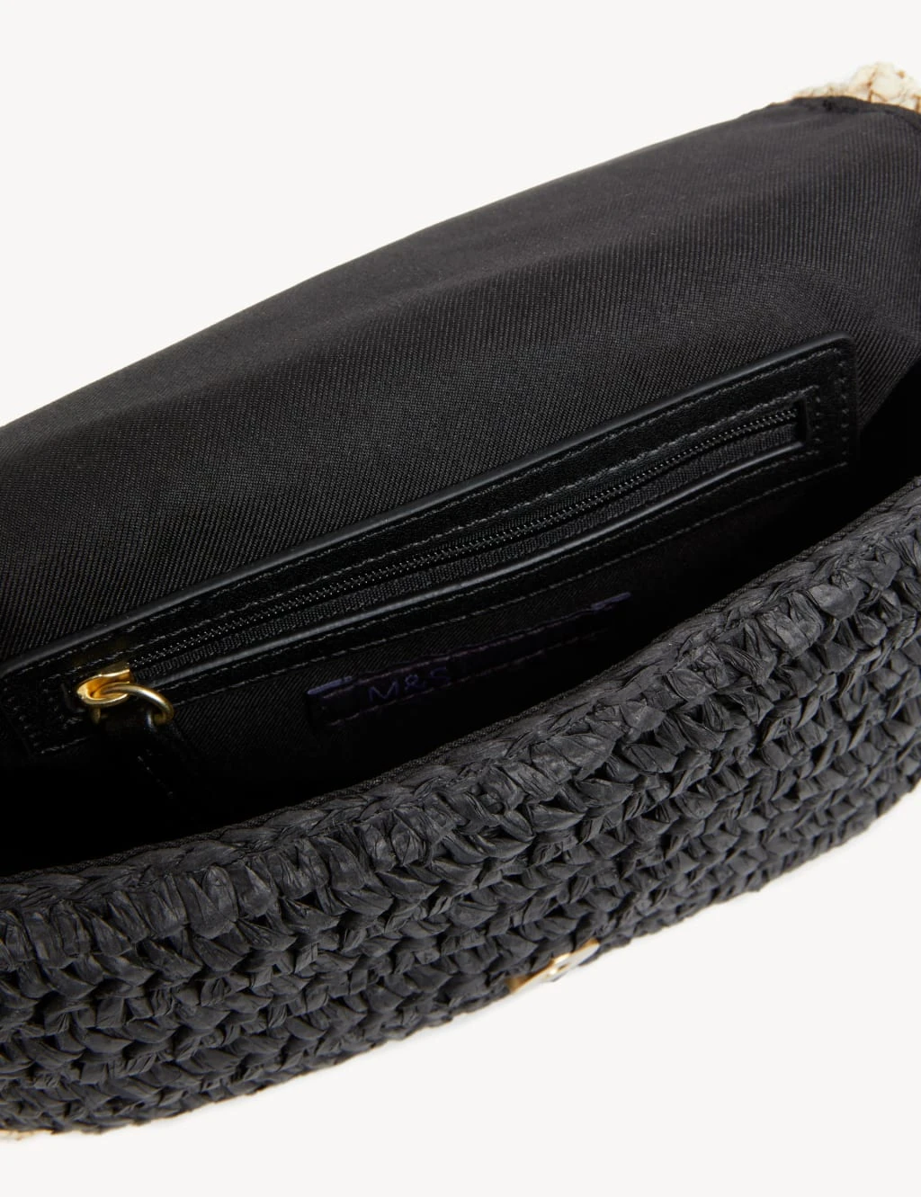 Straw Chain Strap Underarm Bag 5 Straw Chain Strap Underarm Bag - Image 3