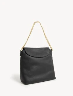 Leather Chain Strap Shoulder Bag