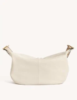 Leather Double Zip Cross Body Bag -M&S SD 01 T01 2068E K0 X EC 3