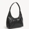 Faux Leather Underarm Shoulder Bag