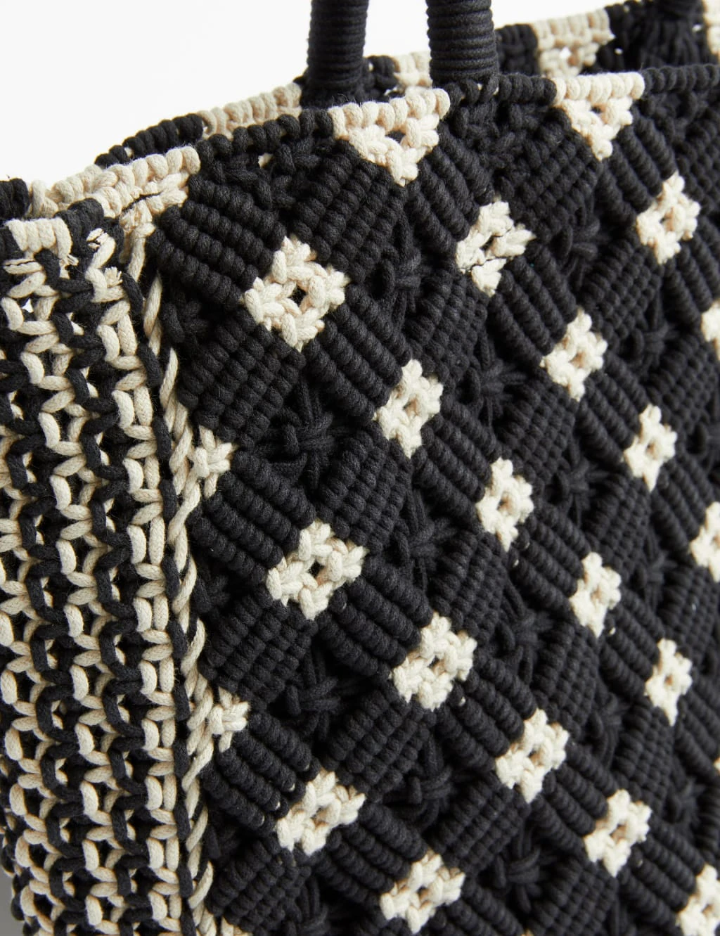 Macrame Tote Bag 4 Macrame Tote Bag - Image 2