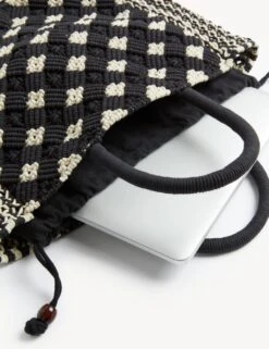 Macrame Tote Bag 9 Macrame Tote Bag -M&S SD 01 T01 9803E Y4 X EC 2