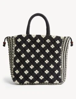 Macrame Tote Bag 10 Macrame Tote Bag -M&S SD 01 T01 9803E Y4 X EC 3