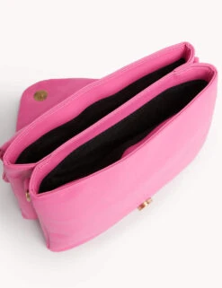 Faux Leather Padded Shoulder Bag -M&S SD 01 T01 9843C QY X EC 2