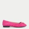Wide Fit Suede Square Toe Ballet Pumps -M&S SD 01 T02 0045W BQ X EC 0