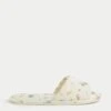 Palm Print Open Toe Mule Slippers -M&S SD 01 T02 2019X K4 X EC 0