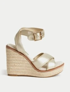 Canvas Wedge Espadrilles