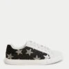 Lace Up Star Print Trainers