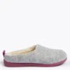 Felt Mule Slippers With Secret Support -M&S SD 01 T02 2301 T4 X EC 0