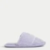 Faux Fur Cuff Mule Slippers -M&S SD 01 T02 3000 G0 X EC 0