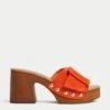 Suede Studded Buckle Clogs 2 Suede Studded Buckle Clogs -M&S SD 01 T02 5062A P0 X EC 0