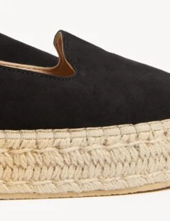 Suede Flatform Espadrilles -M&S SD 01 T02 5202A Y0 X EC 1