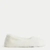 Faux Fur Ballerina Slippers With Freshfeet™ -M&S SD 01 T02 5220 K0 X EC 0