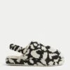 Printed Platform Mule Slippers -M&S SD 01 T02 5221B Y4 X EC 0