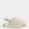 Faux Fur Slippers With Freshfeet™ -M&S SD 01 T02 5221 K0 X EC 0