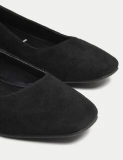 Suede Wedge Pumps 9 Suede Wedge Pumps -M&S SD 01 T02 8263 Y0 X EC 3
