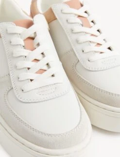 Suede Lace Up Chunky Trainers -M&S SD 01 T02 8970T Z4 X EC 1