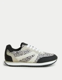 Lace Up Side Detail Trainers