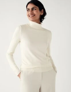 Roll Neck Jumper -M&S SD 01 T38 5178 KY X EC 4