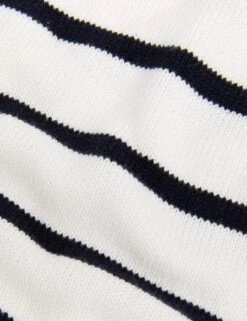 Cotton Rich Striped Crew Neck Jumper -M&S SD 01 T38 6361A K4 X EC 6