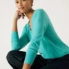 Pure Merino Wool V-Neck Jumper -M&S SD 01 T38 7972 DJ X EC 0
