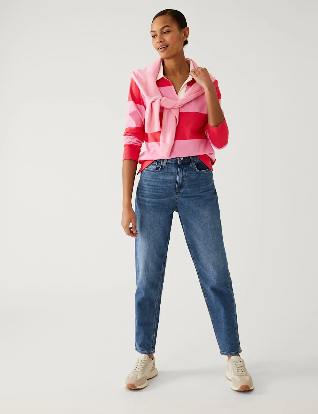 Pure Cotton Striped Rugby Top 5 Pure Cotton Striped Rugby Top - Image 3