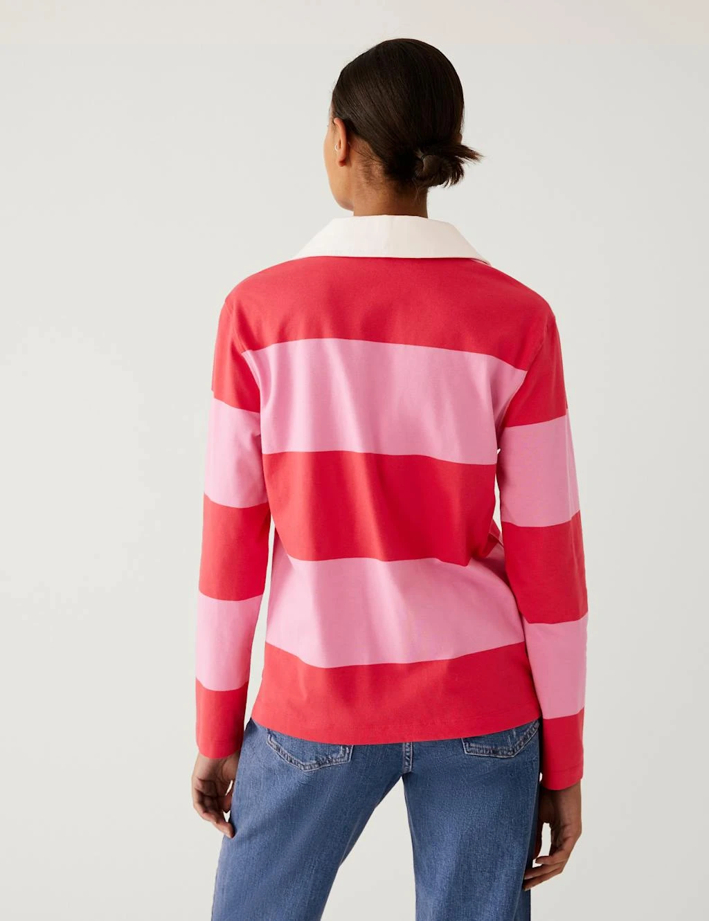 Pure Cotton Striped Rugby Top 7 Pure Cotton Striped Rugby Top - Image 5