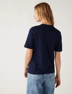 Pure Cotton Snoopy™ T-Shirt -M&S SD 01 T41 3488C F0 X EC 3