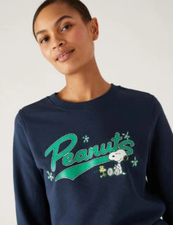 Cotton Rich Snoopy™ Sweatshirt -M&S SD 01 T41 3673C F4 X EC 1