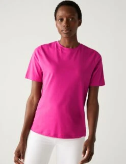 5pk Pure Cotton Everyday Fit T-Shirts -M&S SD 01 T41 4320Z ZZ X EC 2