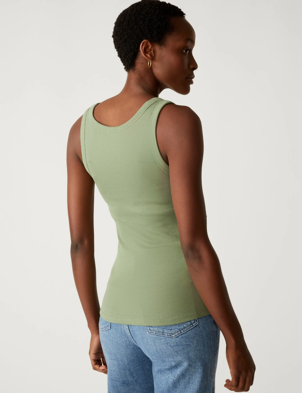 5pk Cotton Rich Ribbed Vests 6 5pk Cotton Rich Ribbed Vests - Image 4