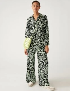 Floral Collared Relaxed Shirt