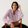 Modal Blend Printed Longline Shirt -M&S SD 01 T41 6928W A4 X EC 0
