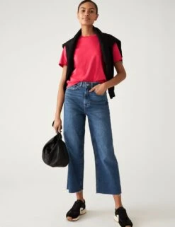 Pure Cotton Modern Tee -M&S SD 01 T41 7785C B5 X EC 3