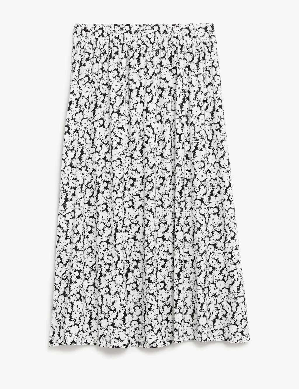 Jersey Printed Midi Skater Skirt 4 Jersey Printed Midi Skater Skirt - Image 2