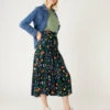 Printed Midaxi Tiered Skirt