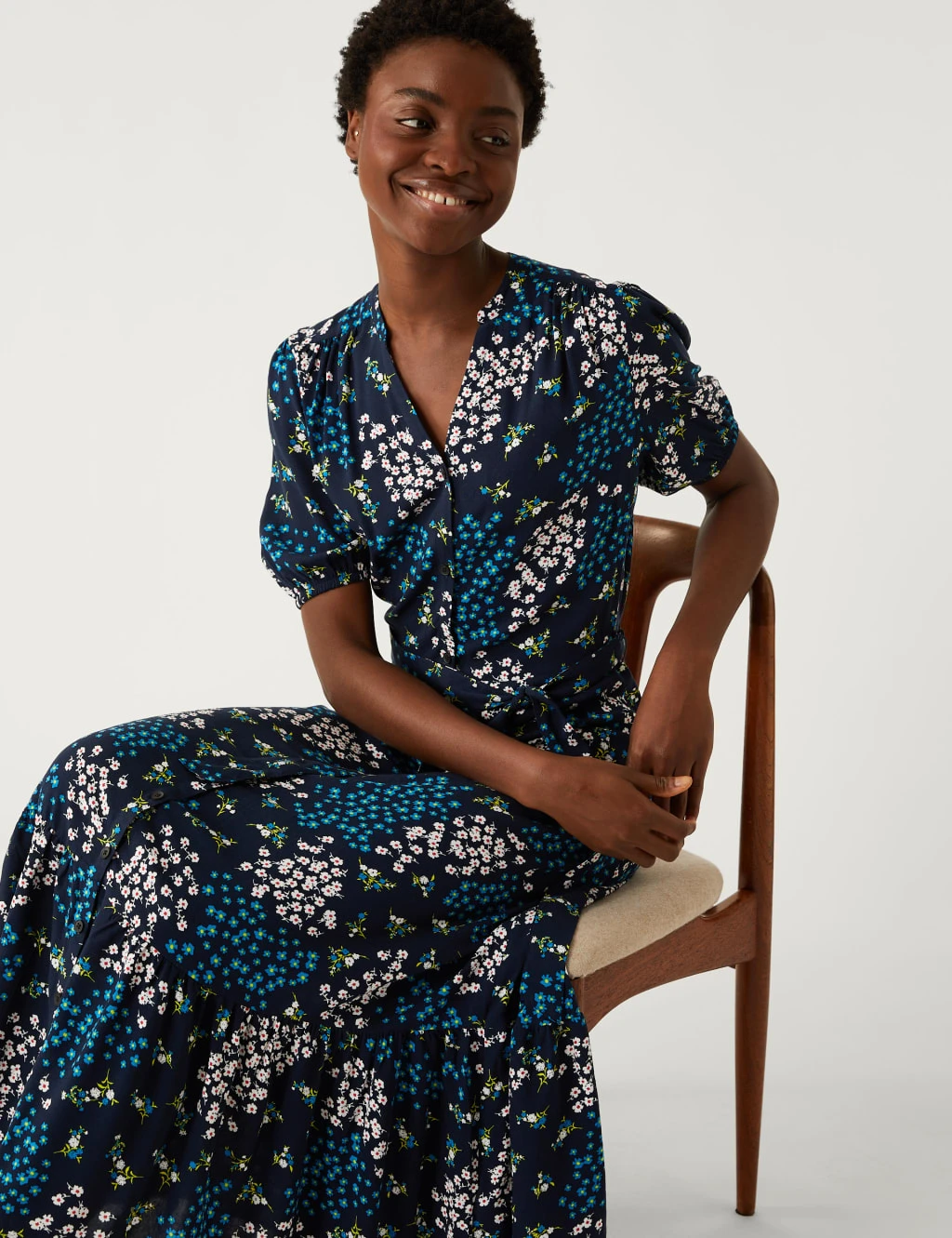 Printed Belted Midi Shirt Dress 3 Printed Belted Midi Shirt Dress