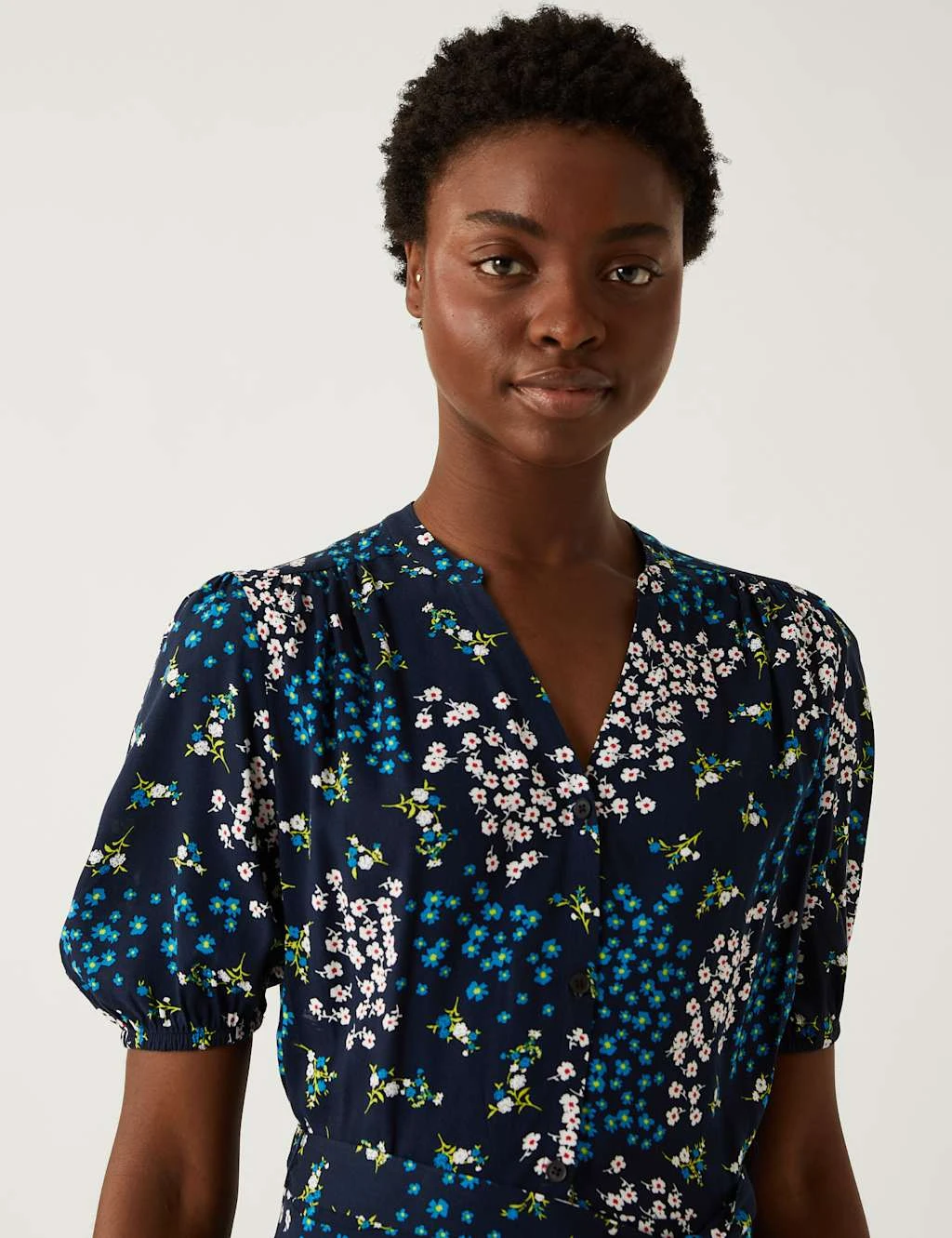 Printed Belted Midi Shirt Dress 5 Printed Belted Midi Shirt Dress - Image 3
