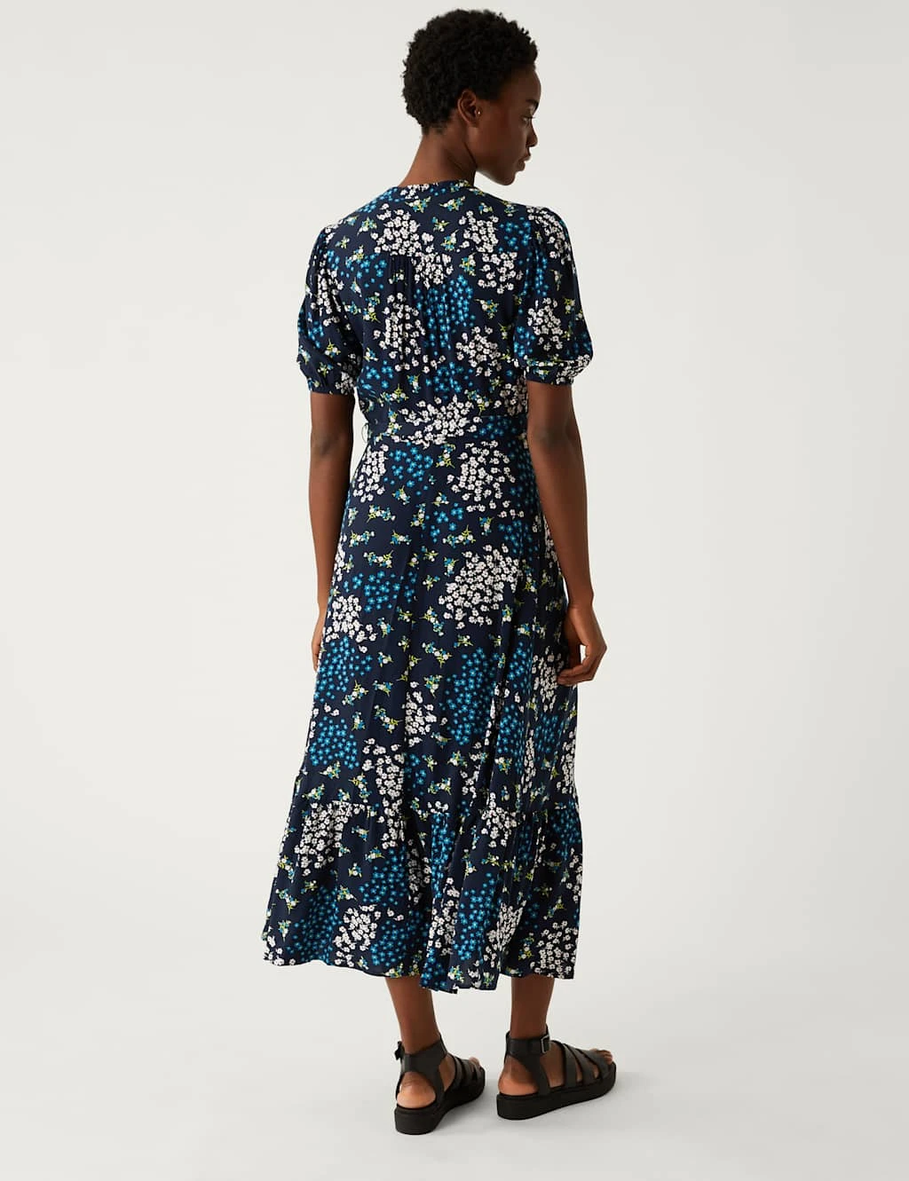 Printed Belted Midi Shirt Dress 7 Printed Belted Midi Shirt Dress - Image 5