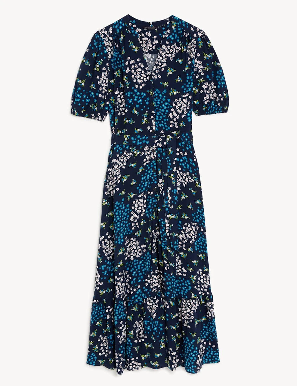 Printed Belted Midi Shirt Dress 4 Printed Belted Midi Shirt Dress - Image 2