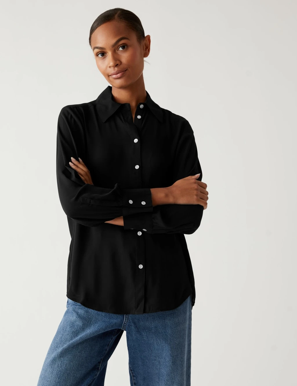 Collared Long Sleeve Shirt 3 Collared Long Sleeve Shirt
