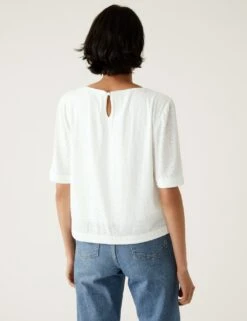 Sequin Regular Fit Top -M&S SD 01 T43 7946 KY X EC 2