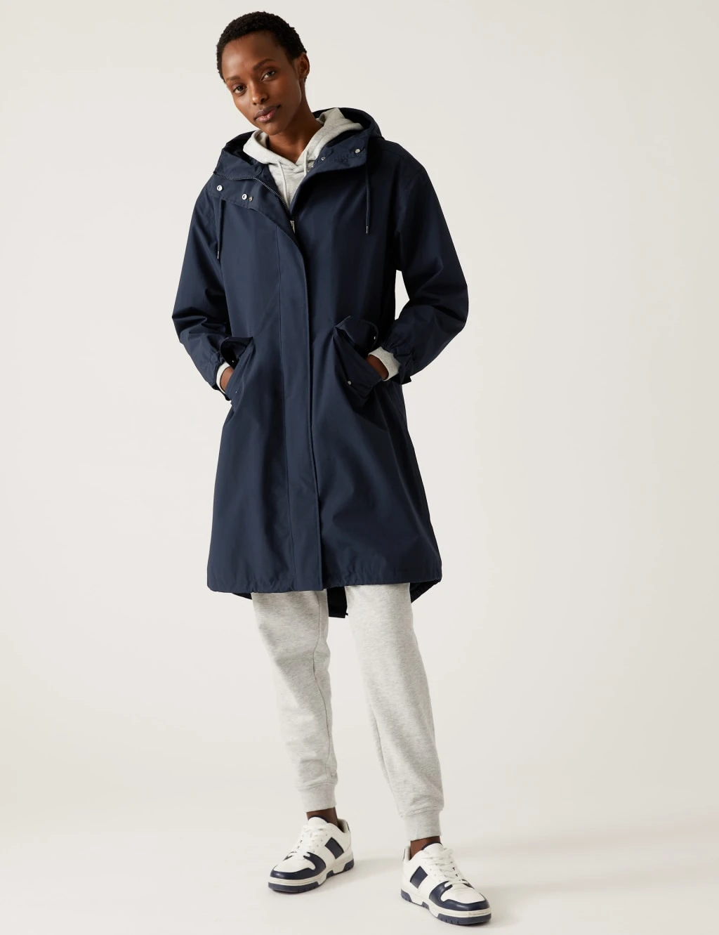 Waterproof Hooded High Neck Parka Coat 5 Waterproof Hooded High Neck Parka Coat - Image 3