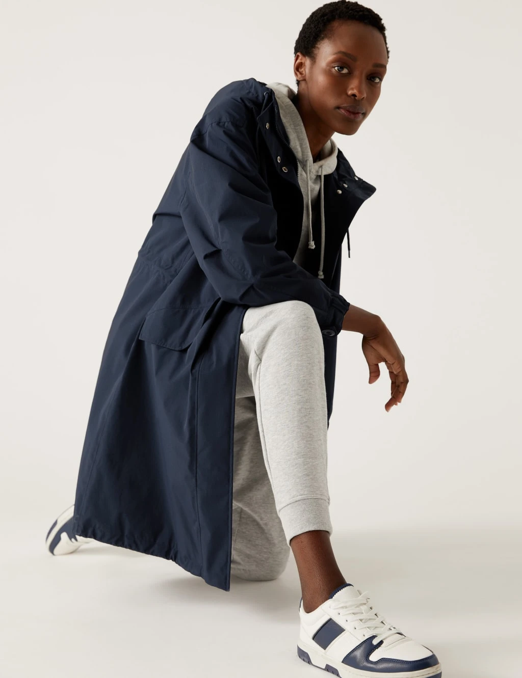 Waterproof Hooded High Neck Parka Coat 8 Waterproof Hooded High Neck Parka Coat - Image 6