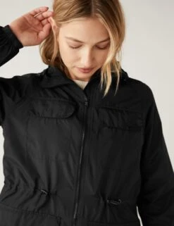 Showerproof Hooded Packaway Raincoat -M&S SD 01 T49 3031 Y0 X EC 2