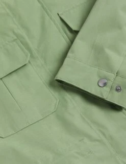 Cotton Blend Waterproof Parka Coat -M&S SD 01 T49 4182 VB X EC 6