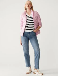 Feather & Down Packaway Puffer Jacket -M&S SD 01 T49 4486 IN X EC 1