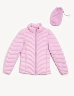 Feather & Down Packaway Puffer Jacket -M&S SD 01 T49 4486 IN X EC 12