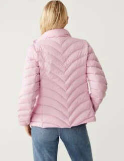 Feather & Down Packaway Puffer Jacket -M&S SD 01 T49 4486 IN X EC 2